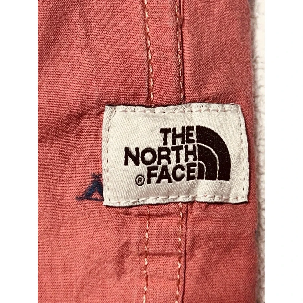 THE NORTH FACE Bayhail Jacquard Button Up Mens XL Teepee Clay Red EUC